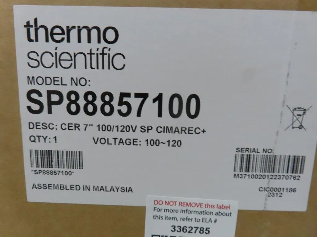 Thermo Scientific SP88857100 Digital Stirring Hotplate